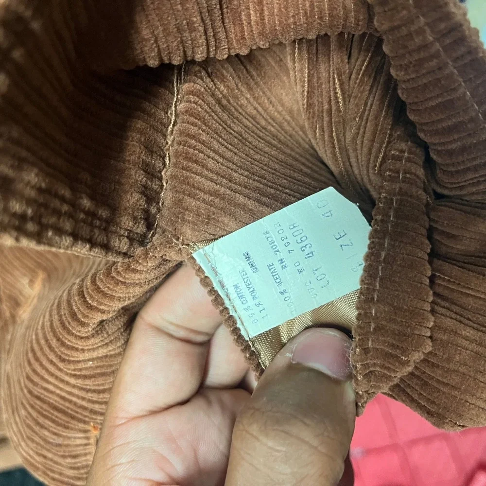 The Man from California Vintage Brown Corduroy Blazer Sport Coat 40R 70s